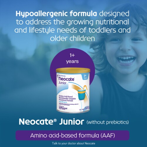 Neocate® Junior Amino Acid-Based Formula without Prebiotics - Unflavored Perspective: top