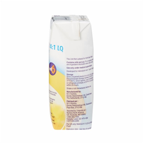 Nutricia KetoCal® Vanilla Multi Fiber Formula Perspective: top
