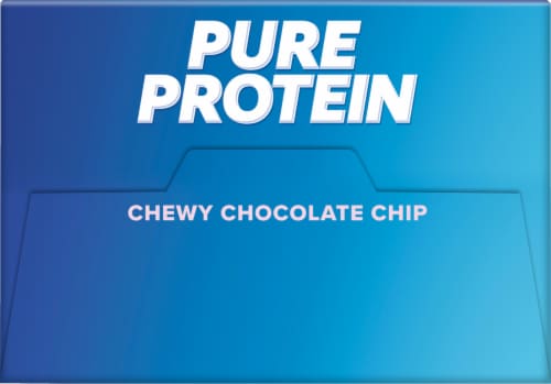 Pure Protein® Chewy Chocolate Chip Gluten-Free Protein Bars Perspective: top