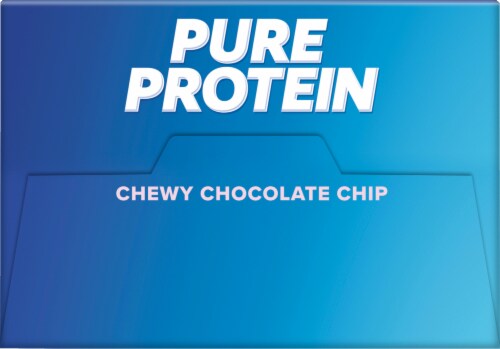 Pure Protein® Chewy Chocolate Chip Gluten-Free Protein Bars Perspective: top