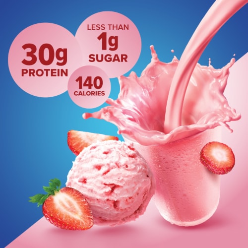 Pure Protein™ Strawberry Milkshake Protein Shakes Perspective: top