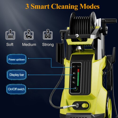 Electric pressure washer with adjustable deals pressure