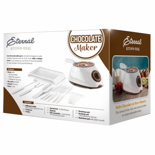 Eternal Living Chocolate Melting Pot Kit, White Perspective: top