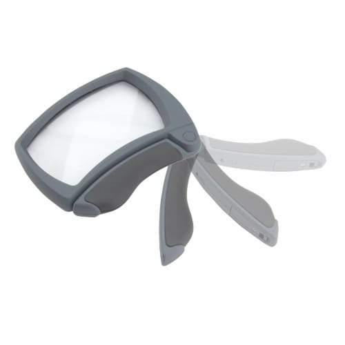 Carson Lighted MagniFold 2x Power LED Handheld Magnifier Perspective: top