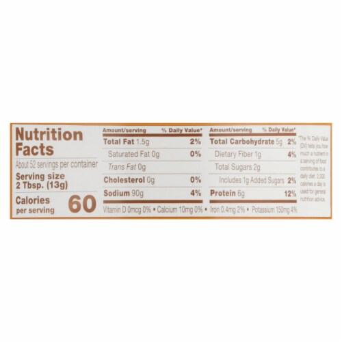Pb2 - Peanut Butter Powdered Original - Case of 2-24 OZ Perspective: top