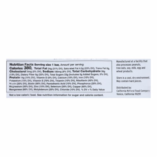Sans - Meal Bar Coconut Almn Butter - Case of 12-3 OZ Perspective: top