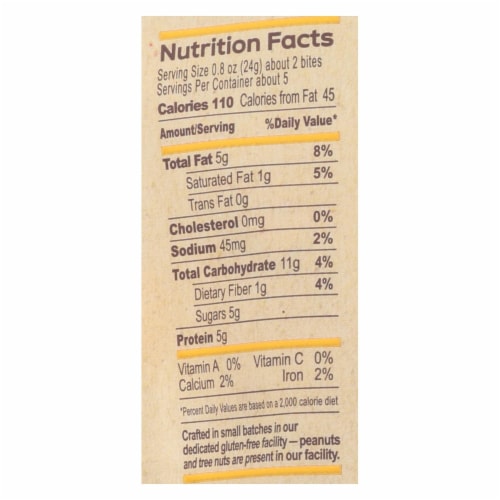The Gfb - Bites Peanut Butter Gluten Free - Case of 6 - 4 OZ Perspective: top