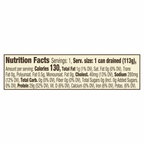 Genova Albacore Tuna Water With Sea Salt - Case Of 12 - 5 Oz Perspective: top