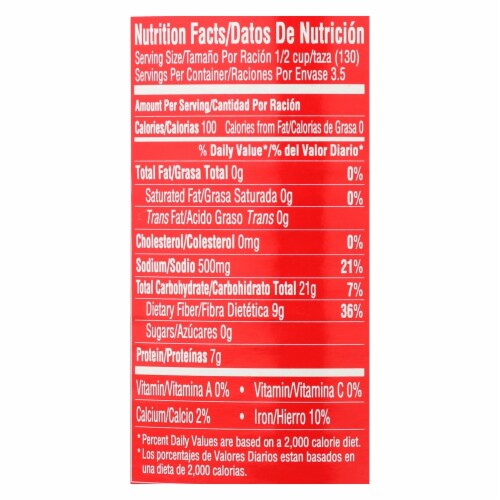 La Preferida Refried Beans - Fat Free - Case of 12 - 16 oz Perspective: top