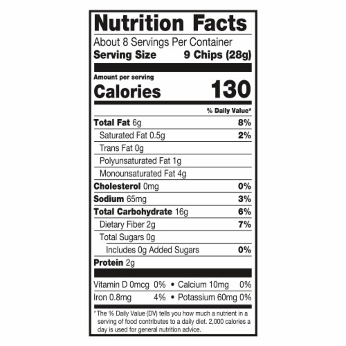 Late July Snacks - Tort Chips Mltgrn Ss Lm - Case of 12-7.5 OZ Perspective: top