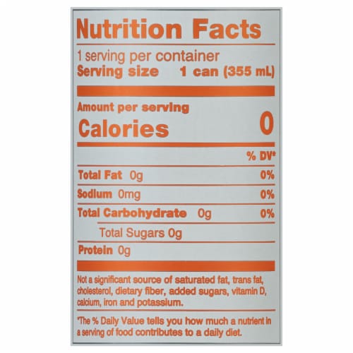 Zevia - Soda Orange - Case of 12-12 FZ Perspective: top
