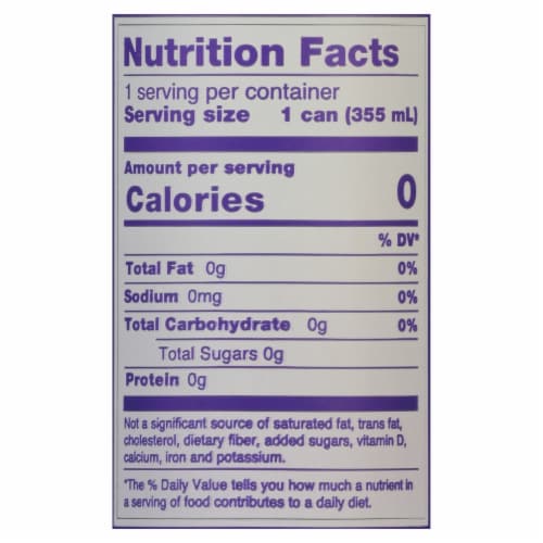 Zevia - Soda Grape - Case of 12-12 FZ Perspective: top