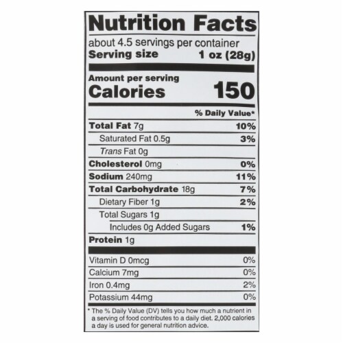 The Daily Crave - Veggie Straws - Case of 8 - 4.5 OZ Perspective: top