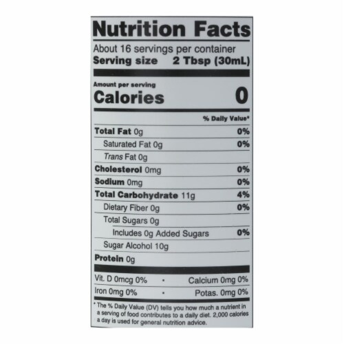 Lakanto - Simple Syrup Fr Vanilla - Case of 8 - 16.5 OZ Perspective: top