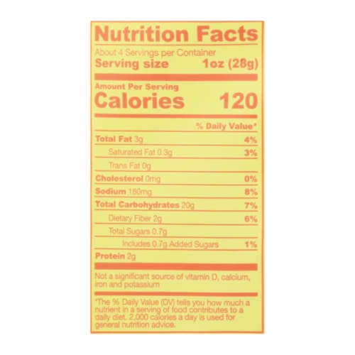 Love Corn - Crunchy Corn Cheezy - Case of 12-4 OZ Perspective: top