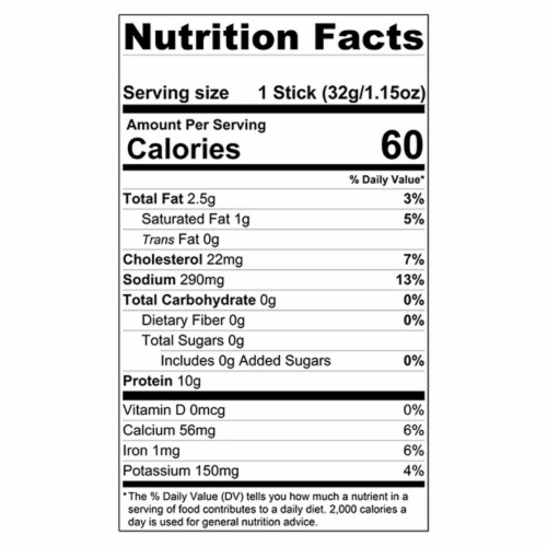 Chomps - Turkey Stick Original Mild - Case of 24-1.15 OZ Perspective: top