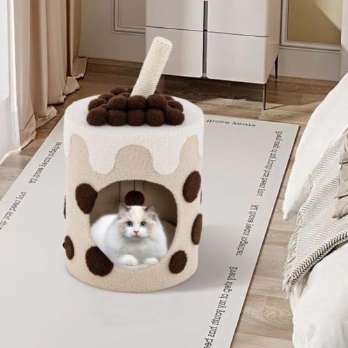 adawe-store - Cute Cat Tree Tower with Scratching Post Perspective: top