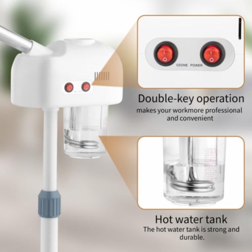 Facial Steamer with Magnifying Lamp - Revitalize Skin Perspective: top