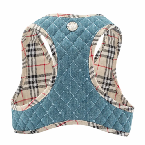 Urban Dog Stars - Step-In Denim Dog Harness Perspective: top