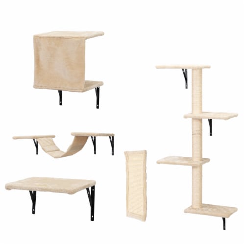 FX070 - Wall Mounted Climber Set For Cats Perspective: top