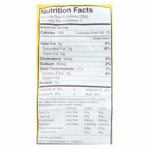 Schar Shortbread Cookies Gluten Free - Case Of 12 - 7 Oz. Perspective: top