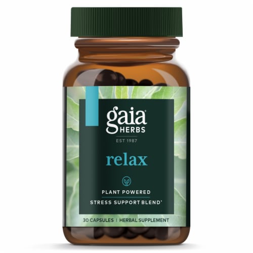 Gaia Herbs Relax Herbal Supplement Perspective: top
