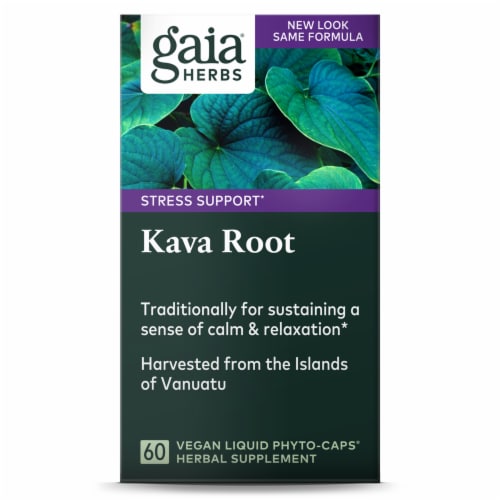 Gaia® Herbs Kava Root Liquid Phyto Caps Perspective: top
