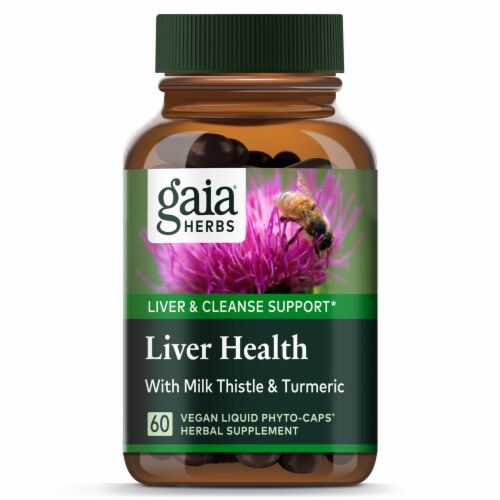 Gaia Herbs® Daily Wellness Liver Health Dietary Supplement Perspective: top