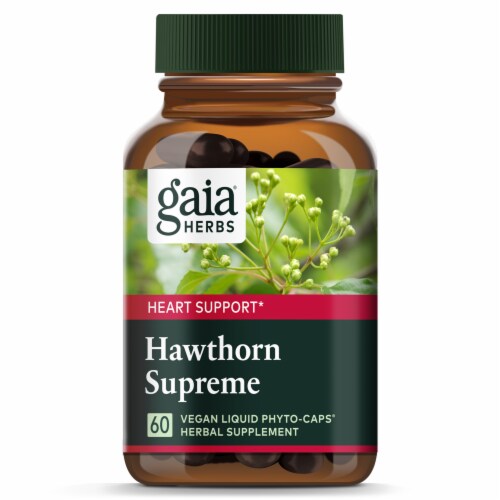 Gaia Herbs® Hawthorn Supreme Supplement Perspective: top