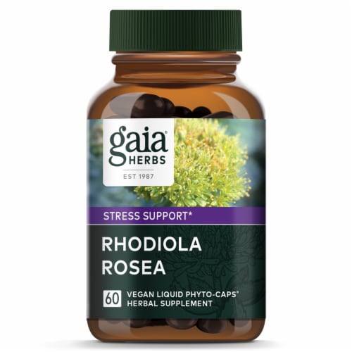 Gaia Herbs® Rhodiola Rosea Liquid Phyto-Caps Perspective: top