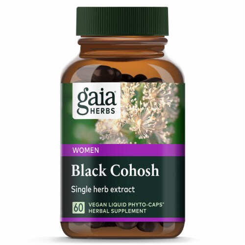 Gaia Herbs Single Herbs Black Cohosh Dietary Supplement Perspective: top