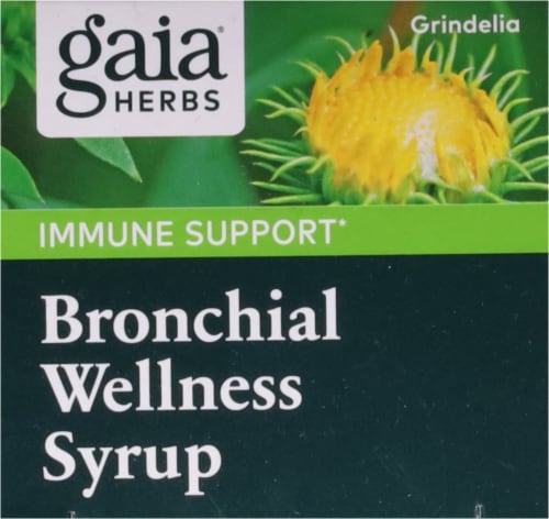 Gaia Herbs Bronchial Wellness Syrup Perspective: top