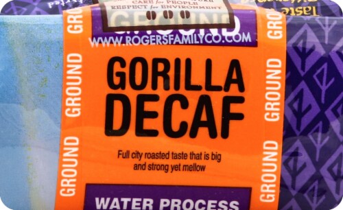 The Organic® Coffee Co. Decaf Gorilla Organic Ground Coffee Perspective: top