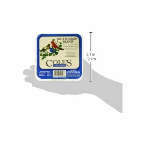 Coles Wild Bird Products Co COLESGCBRSU Blue Ribbon Blend Suet Cake Perspective: top