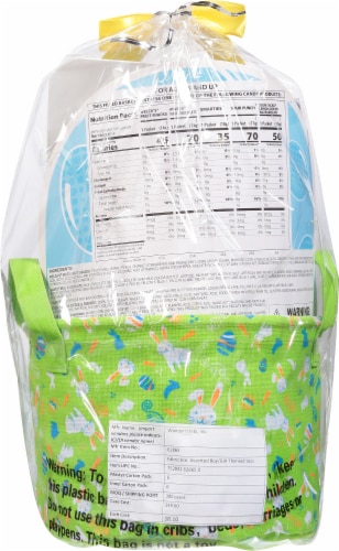 Wondertreats Collapsible Fabric Bin: Assorted Themed Toys Perspective: top