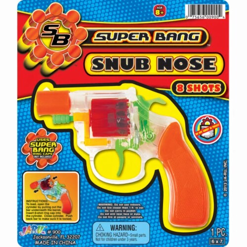 Ja-Ru Super Bang Snub Nose (Pack of 4) Perspective: top