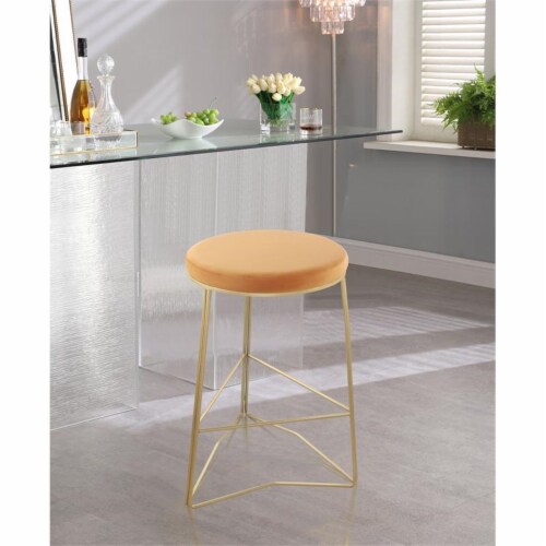 Meridian Furniture Tres Velvet Counter Stool Meridian Furniture Tres Velvet Counter Stool