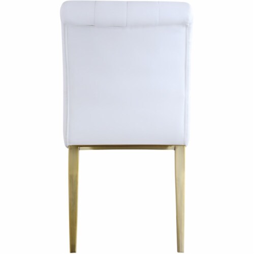 Meridian Furniture Curve Faux Leather Dining Chair Meridian Furniture Curve Faux Leather Dining Chair