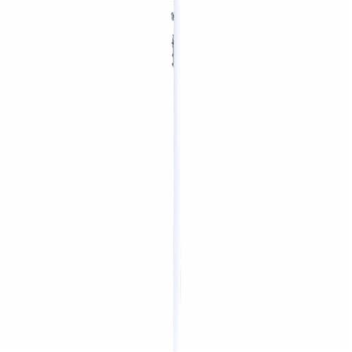Meridian Furniture Zayne Contemporary Mirror in Rich White Finish Perspective: top