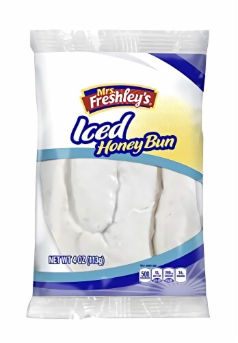 Mrs. Freshley's Iced Honey Buns | 4 Ounce | Case of 9 Perspective: top