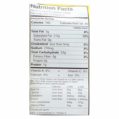 Schar Entertainment Crackers Gluten Free - Case of 6-6.2 oz. Perspective: top