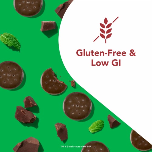 think! Girl Scouts Thin Mints High Protein Bar Perspective: top