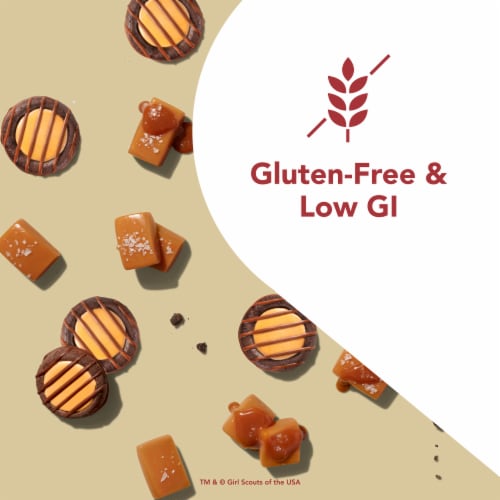 think! Minis Girl Scouts Adventurefuls Protein Bars Perspective: top