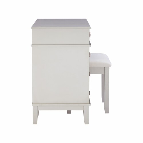 Linon, Eva Vanity Silver Perspective: top