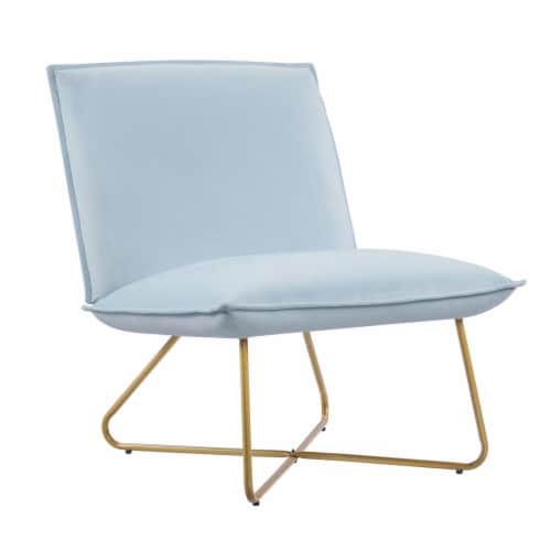 Kelvin Sherpa Grey Chair Perspective: top