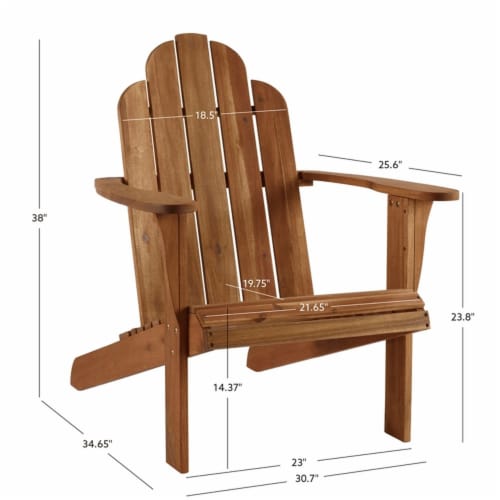 Linon adirondack sales rocker teak