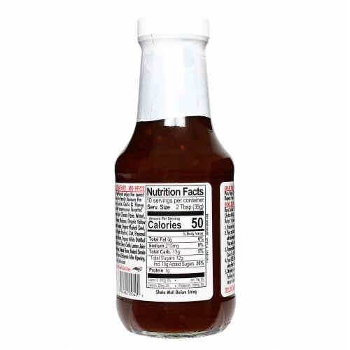 Bone Suckin' Sauce Garlic & Honey Wing Sauce Perspective: top