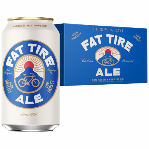 New Belgium Fat Tire Ale Beer Perspective: top
