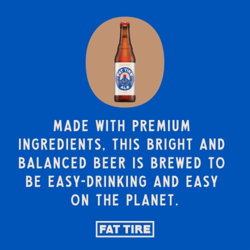 New Belgium Fat Tire Ale Craft Beer Perspective: top
