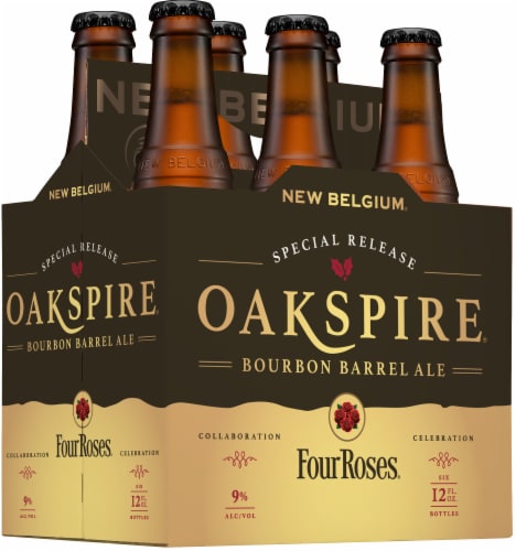 New Belgium Oakspire Bourbon Barrel Ale Craft Beer Perspective: top